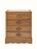 Indian Hand Carved Solid Wood Chest of Drawers D25